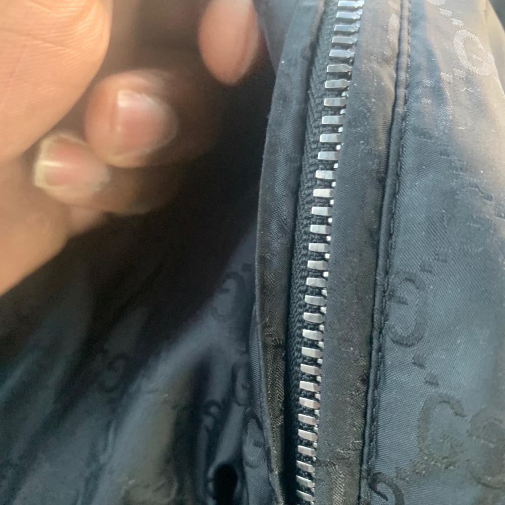 Gucci GG jacquard puffer jacket striped sleeve. - Picture 15 of 16